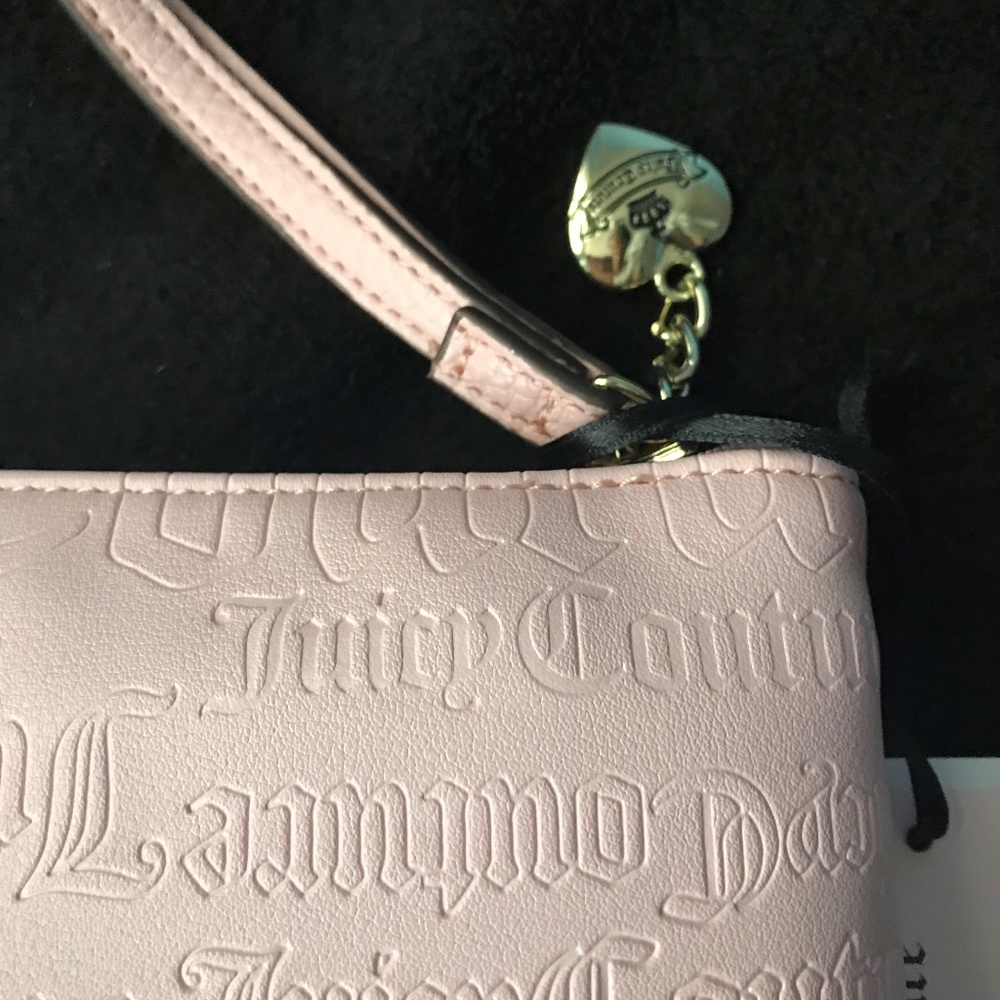 New JUICY COUTURE Pink Wristlet - Picture 5 of 6